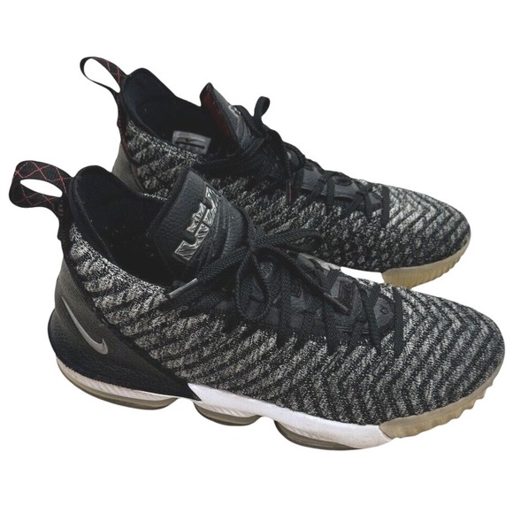 Nike LeBron James XVI 16‎ Oreo White Black Basketball Shoes AO2588-006 Knit 13